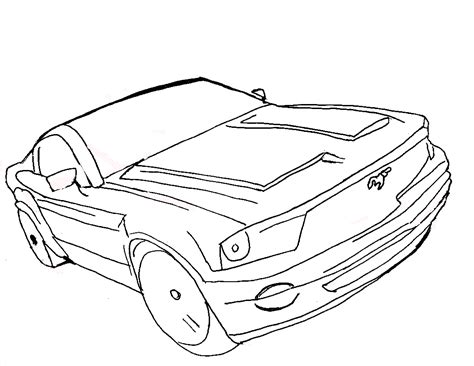 Free Printable Mustang Coloring Pages For Kids