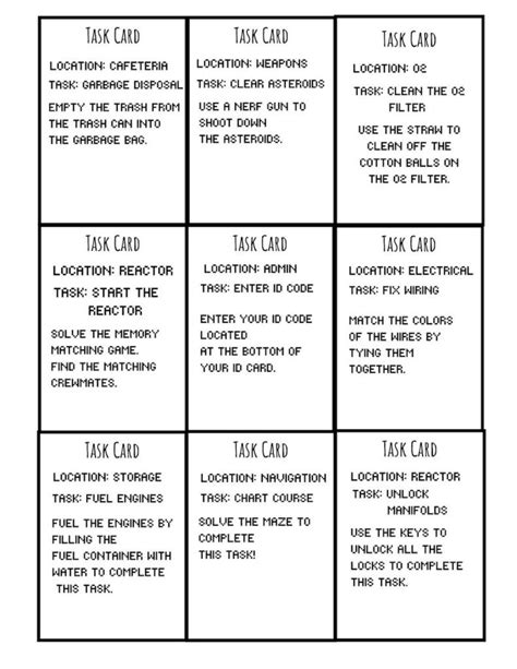 Among Us FREE Printable Game in Real Life! Play this super fun real