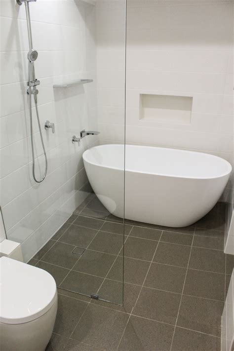 Wet Room Wet Room Bathrooms Fixed Panel Shower Screen Freestanding Bath On The Ball