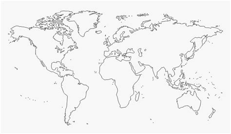World Map Continent Country Geography Planet World Map Outline