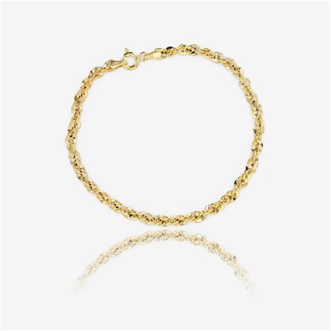 9ct Gold Aurora Chain Bracelet At Warren James