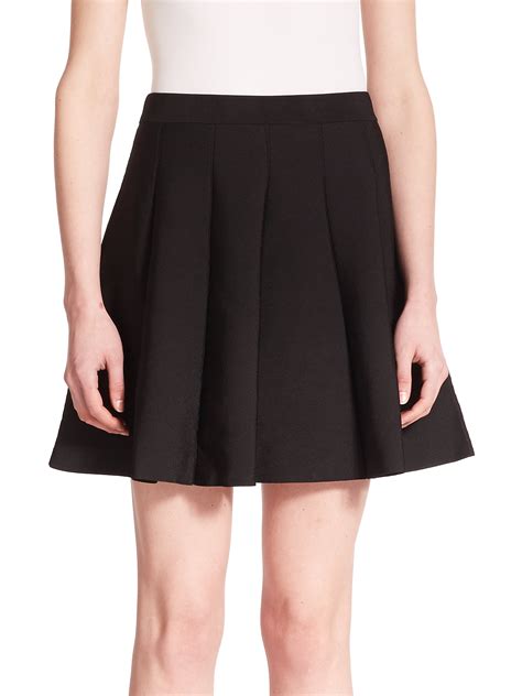 lyst-parker-zoey-pleated-knit-skirt-in-black