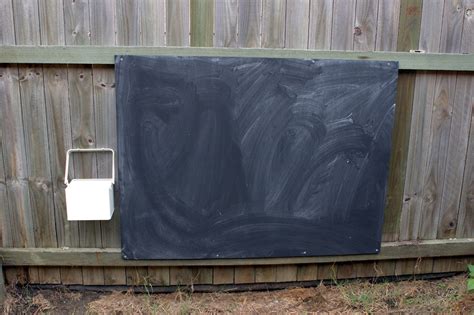 Max And Me Diy Outdoor Chalkboard