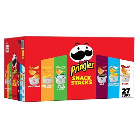 Pringles Snack Stacks Potato Crisps Chips Flavored Variety Pack