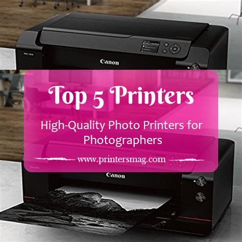 High Quality Photo Printers For Photographers Printers Magazine