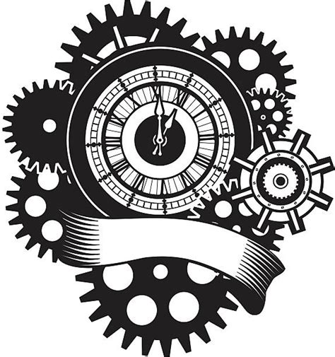 Royalty Free Clock Gears Clip Art Vector Images And Illustrations Istock