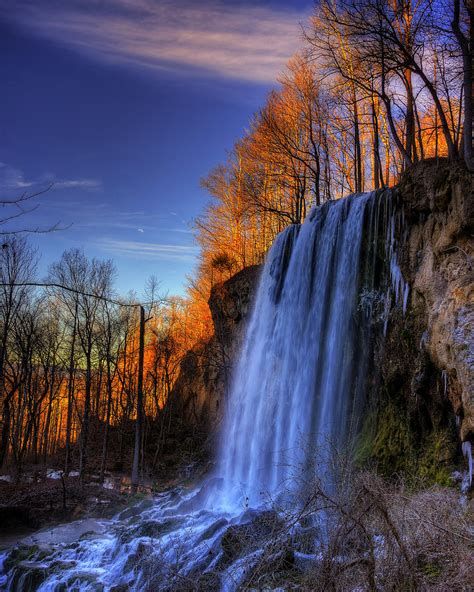 Falling Spring Falls Photograph By Steve Hurt Fine Art America