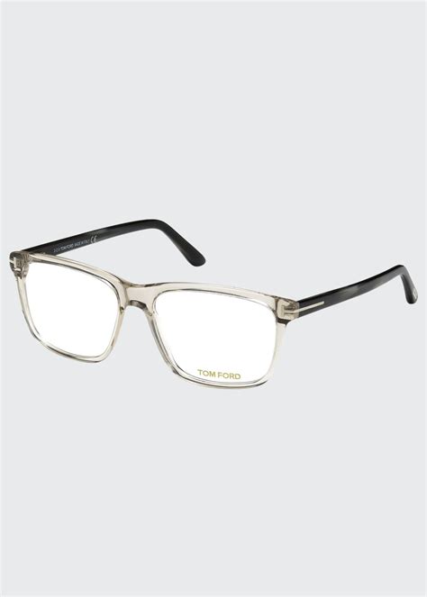 Tom Ford Square Acetate Optical Glasses Gray Bergdorf Goodman