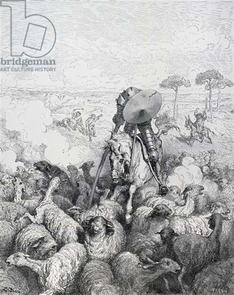 Image Of The Valiant Charge From Don Quixote De La Mancha By By Dore