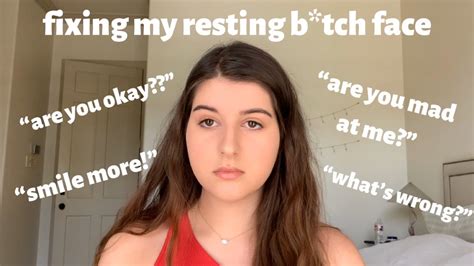 Attempting To Fix My Resting B Tch Face Youtube
