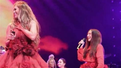 Jlos 11 Year Old Daughter Joins Her On Stage For Duet During Its My