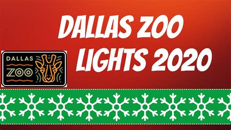 Dallas Zoo Lights Holiday Spectacular 2020 Drive Thru Youtube