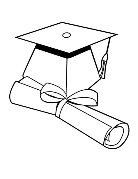 Graduation Cap And Diploma
