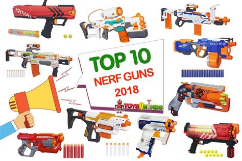 Top 10 Des Meilleurs Pistolets Nerf De 2018