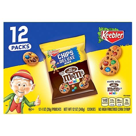 Keebler Chips Deluxe Minis Cookies 1 Oz 12 Count