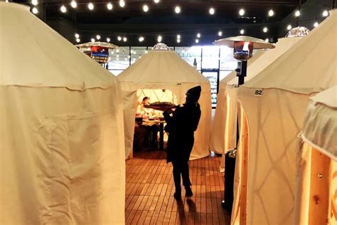 Zahav In Philly Shows Outdoor Dining Possibilities With Yurt Village
