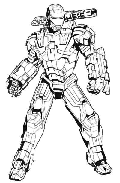 Ironman coloring pages are the best way to teach your child to differentiate between good and evil. Iron Man Machine Coloring Page | Coloring Galore! | Pinterest