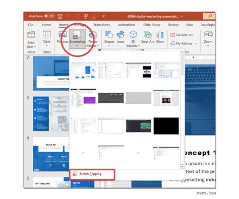 How To Take Screenshots With Powerpoint