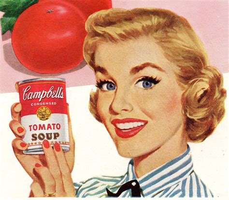 Vintage Campbells Soup Ad Detail Pin Ups Vintage Images Vintage