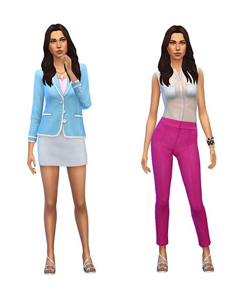 Sims 4 No Cc Lookbook Наряды Одежда Симс