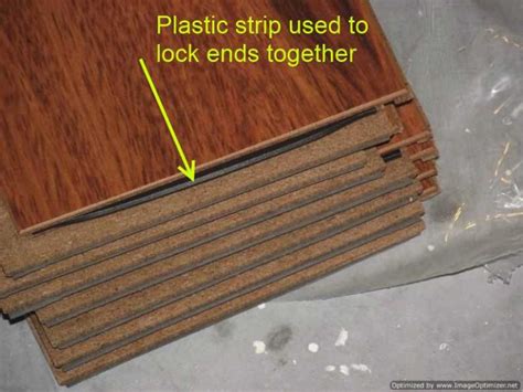 Installing The Plastic Laminate Flooring