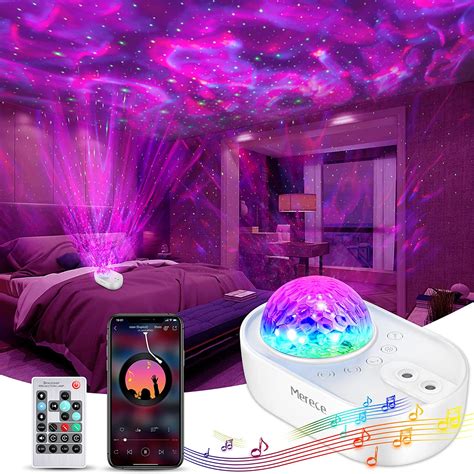 Star Projector Merece 3 In 1 Galaxy Night Light Projector With Remote
