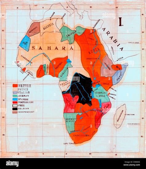 European Colonies In Africa Map Map