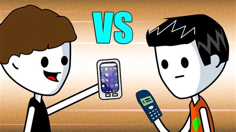 New Phones Vs Old Phones Youtube