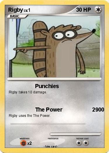 Pokémon Rigby 134 134 Punchies My Pokemon Card