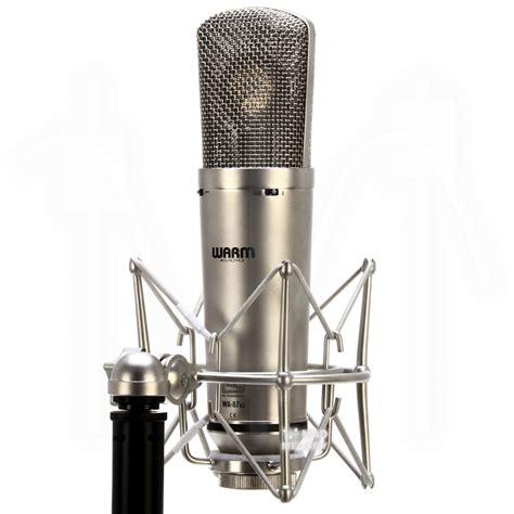 Micro Thu âm Warm Audio Wa 87 R2 Condenser Microphone Nickel Mad Melody