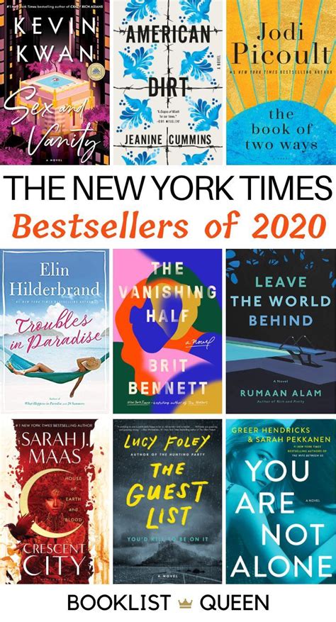 The Complete List Of New York Times Fiction Best Sellers Artofit