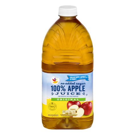 Save On Stop And Shop 100 Apple Juice Original No Sugar Added Order