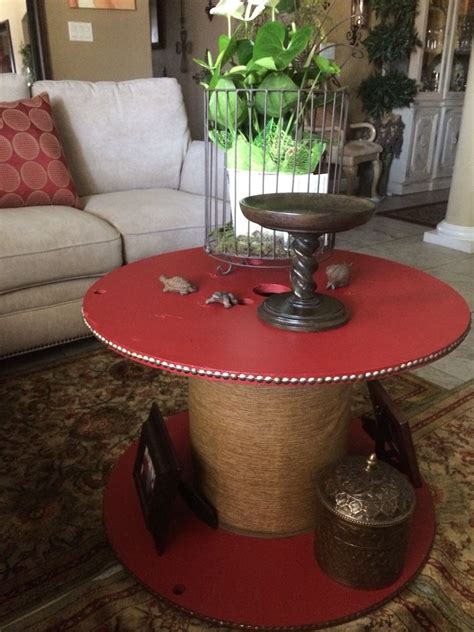 Electrical wire spool, turned coffee table | Table, Diy table, Coffee table