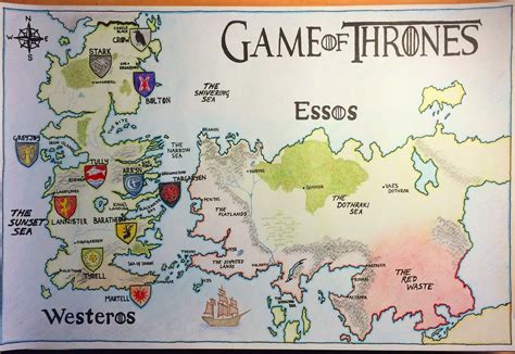 No Spoilers A Map Of Westeros And Essos Its Not Perfect But Its