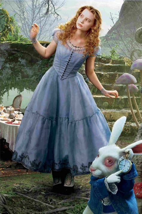Mia Wasikowska In The 2010 Film Alice In Wonderland Directed By Tim