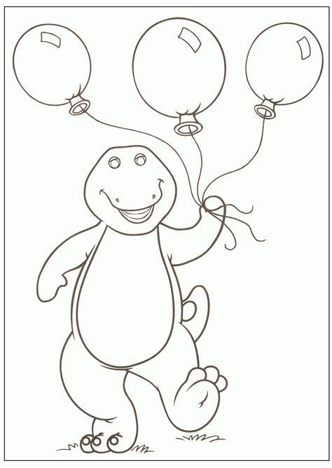 44 barney and friends pictures to print and color. Free Printable Barney Coloring Pages For Kids