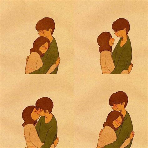 Pin By Mary Emma On Couples Puuung Love Is Hug Illustration Love