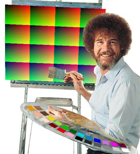 Download Bob Ross On Canvas Bob Ross Full Size Png Image Pngkit