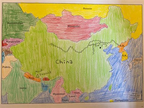 Chinese Map For Kids
