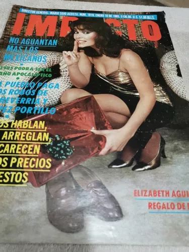 Revista Impacto Elizabeth Aguilar 1985 Meses Sin Intereses
