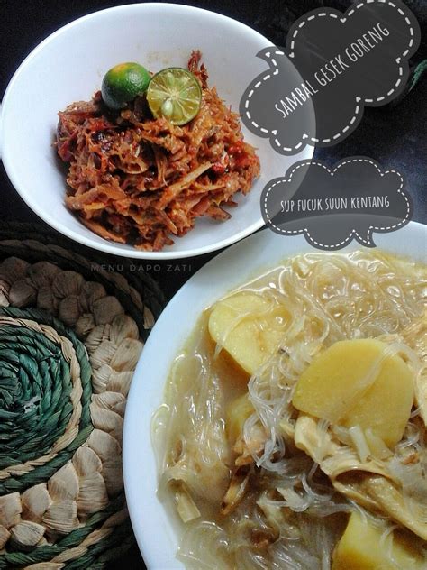 Di dalam penyediaan rendang, terdapat beberapa jenis bahan yang boleh dibuat rendang. Sambal Gesek Goreng