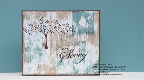 It even has blank pages at the back for you to record your favorite color combinations. Sympathy Card Stampin'Up! - YouTube