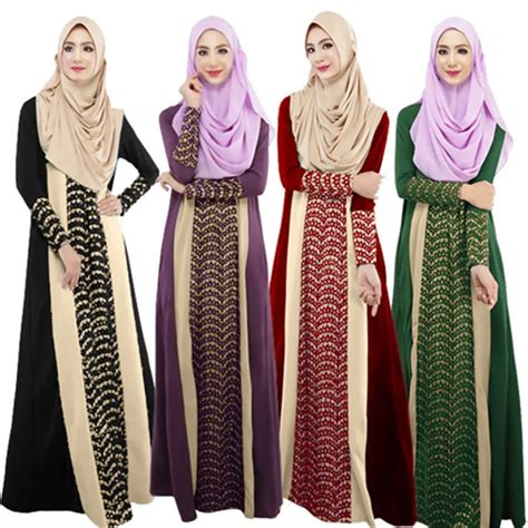 M L Xl Muslim Women Dress Latest Design Appliques Adult New Sale