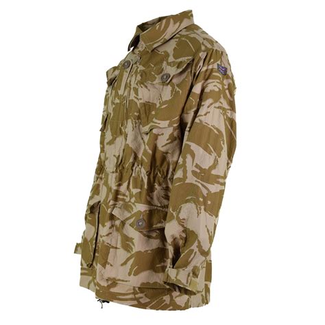 Original British Army Jacket Smock Desert Camo Ripstop Parka Military