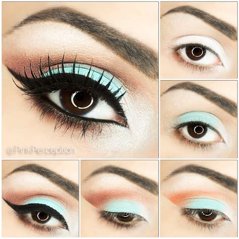 Maybe you would like to learn more about one of these? Coral and Mint Eyeshadow Step By Step Tutorial | Pink Perception.