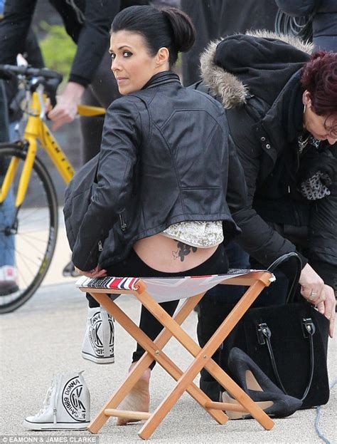 Kym Marsh Shows Off Impressive Body Inking While Filming An Upcoming