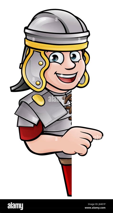Funny Cartoon Roman Soldier
