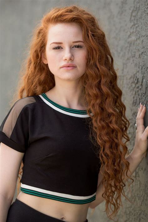 Starlets Madelaine Petsch With Images Red Curly Hair