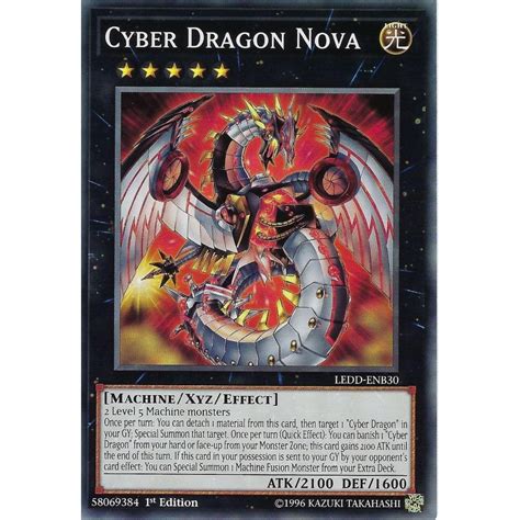 Yu Gi Oh Trading Card Game Yu Gi Oh Cyber Dragon Nova Ledd Enb30