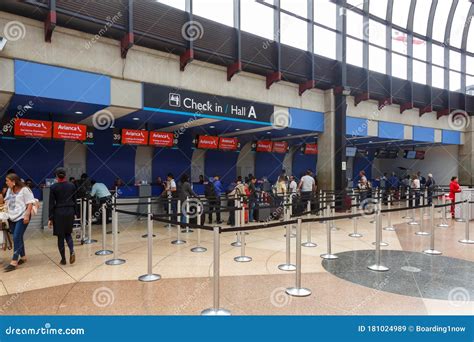 Medellin Rionegro Airport Mde Terminal Editorial Stock Image Image Of